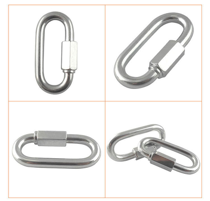 4mm 5mm 6mm 램프 된 타원형 빠른 링크 리핑 하드웨어 OEM 허용