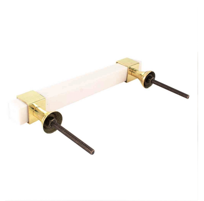 현대 유럽 단순 스타일 고급 나무 樹脂 금속 문 캐비닛 손잡이 핸들 128mm